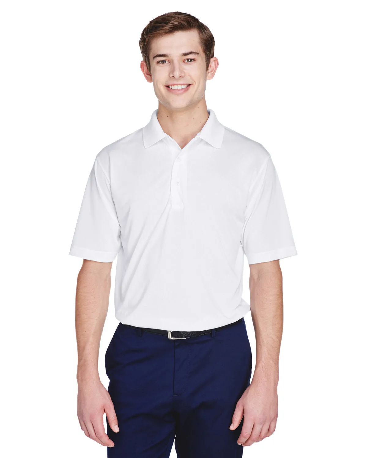 UltraClub 8610 Herren Cool & Dry 8-Sterne Elite Performance Interlock Polo