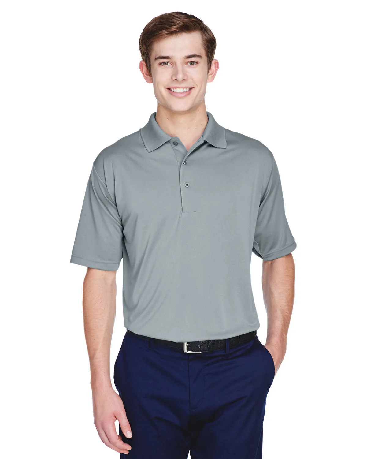 UltraClub 8610 Herren Cool & Dry 8-Sterne Elite Performance Interlock Polo