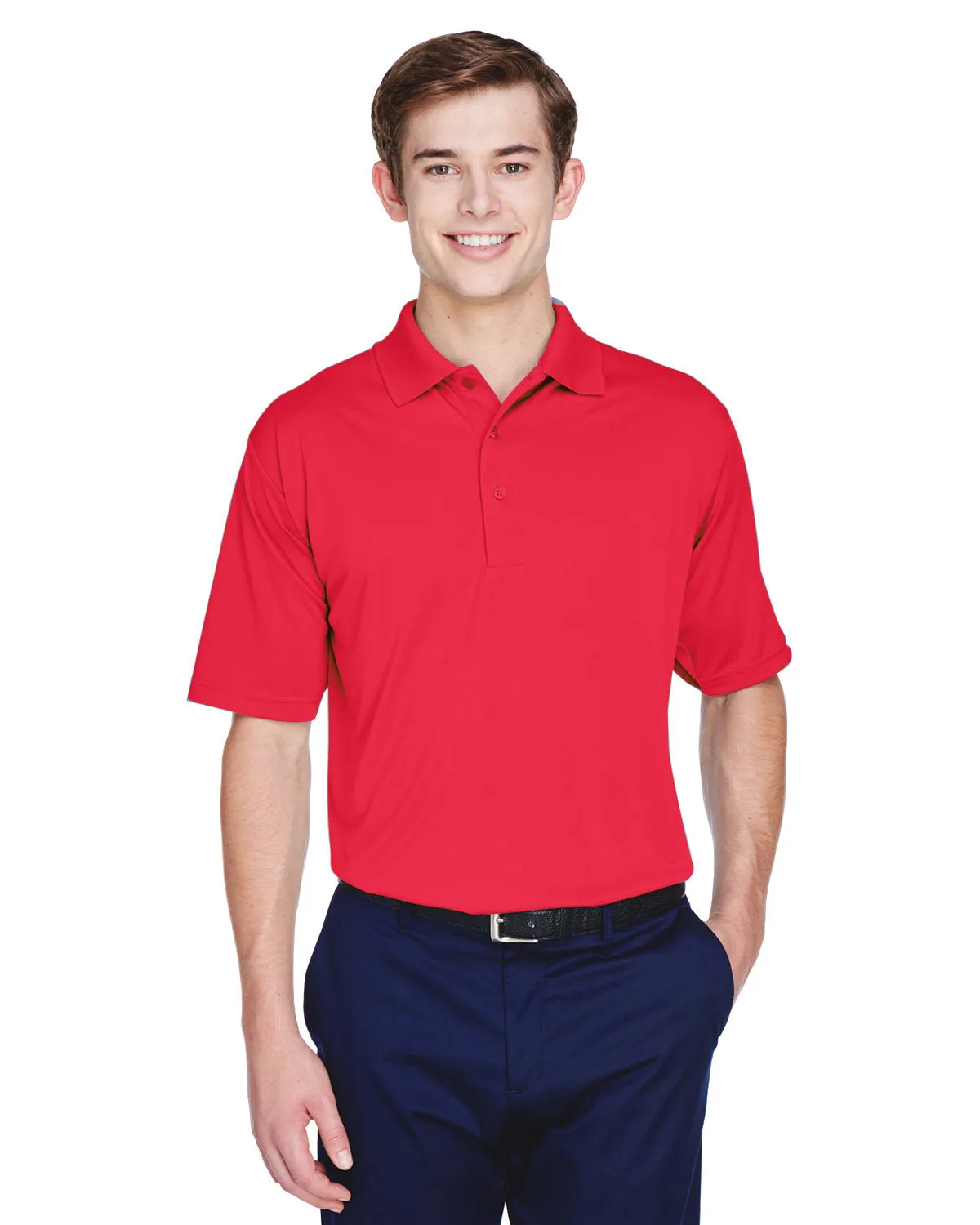 UltraClub 8610 Herren Cool & Dry 8-Sterne Elite Performance Interlock Polo