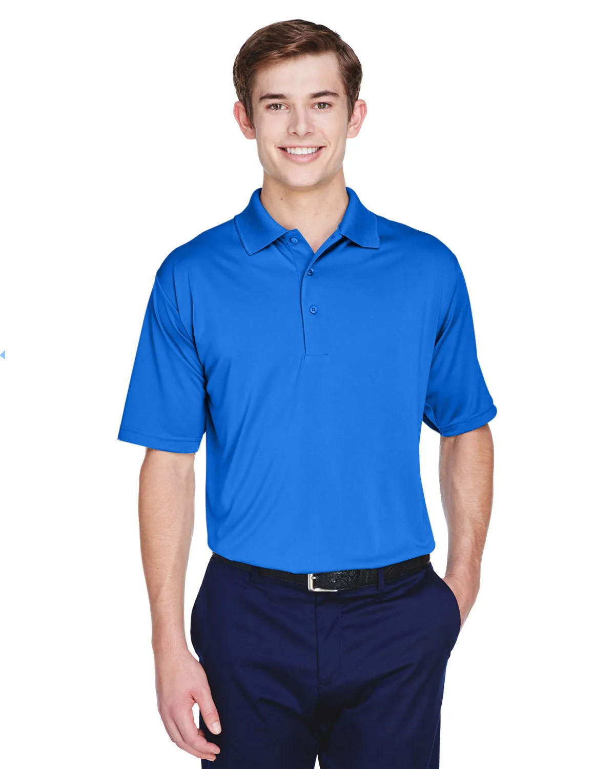 UltraClub 8610 Herren Cool & Dry 8-Sterne Elite Performance Interlock Polo