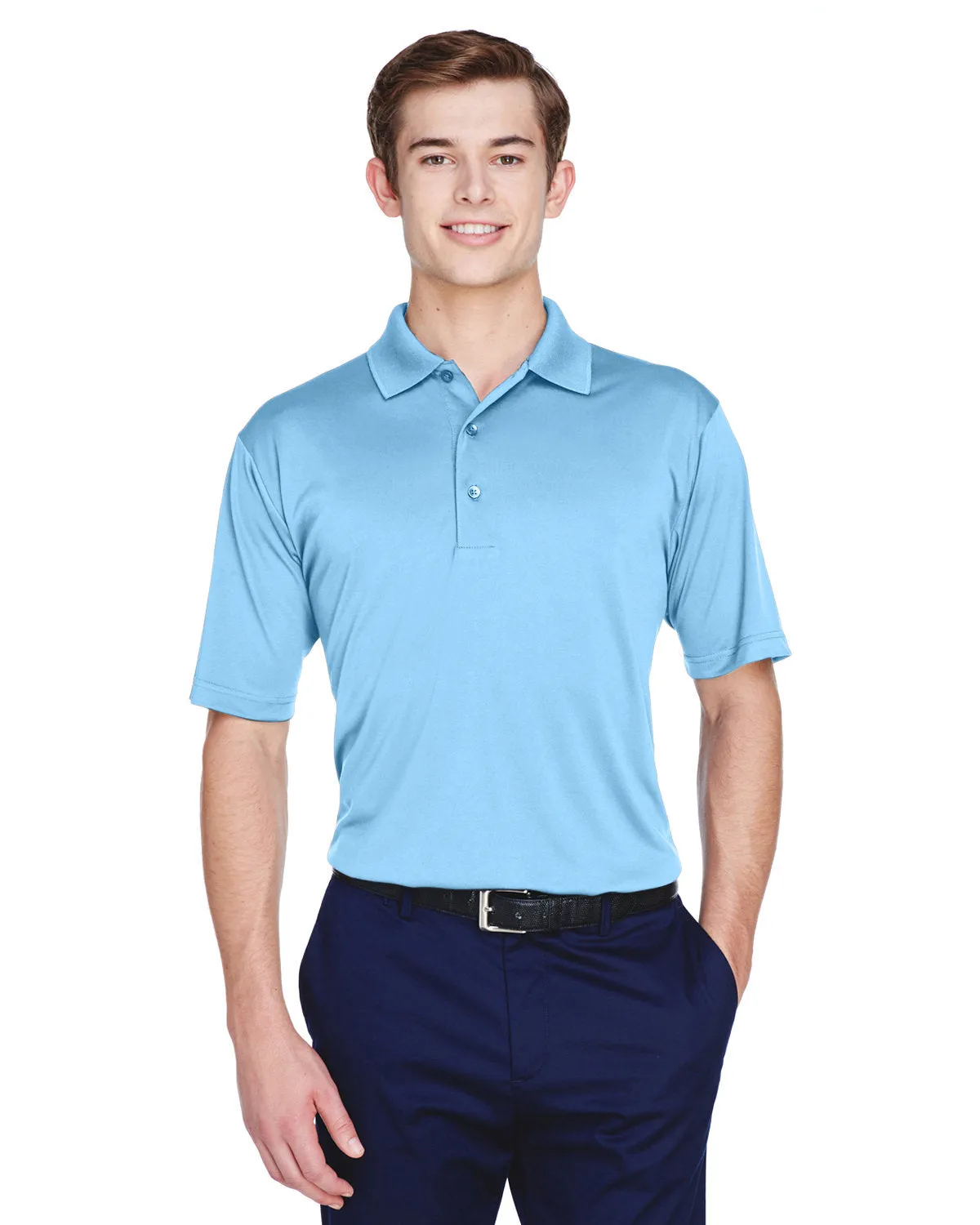 UltraClub 8610 Herren Cool & Dry 8-Sterne Elite Performance Interlock Polo