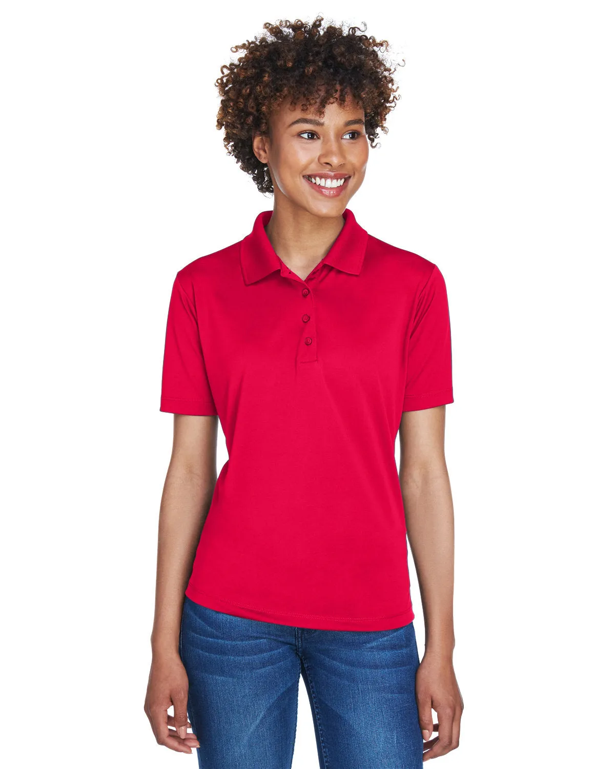 UltraClub 8610L Damen Cool & Dry 8-Sterne Elite Performance Interlock Polo