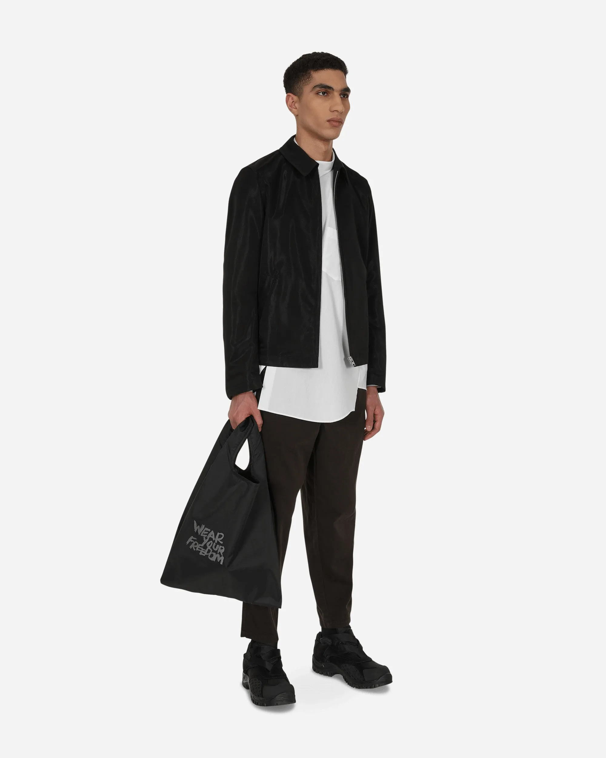 Samt Reißverschluss Jacke Schwarz