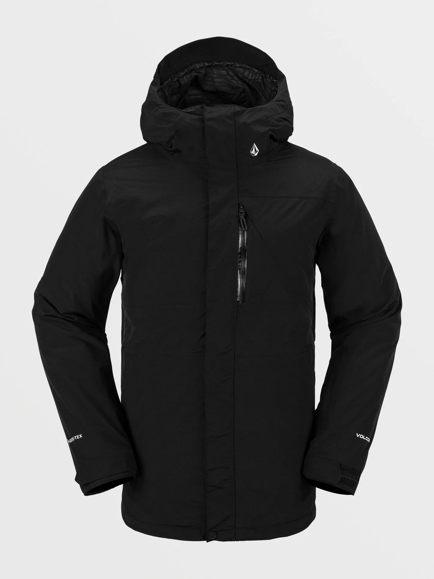 Volcom L Isolierte Gore-Tex Herren Snowboard- & Skijacke Schwarz Volcom