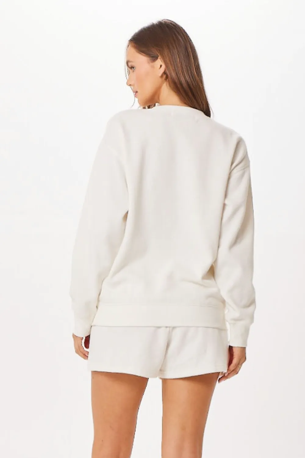 Weißes St. Barth Jet Setter Surf Wash Crewneck