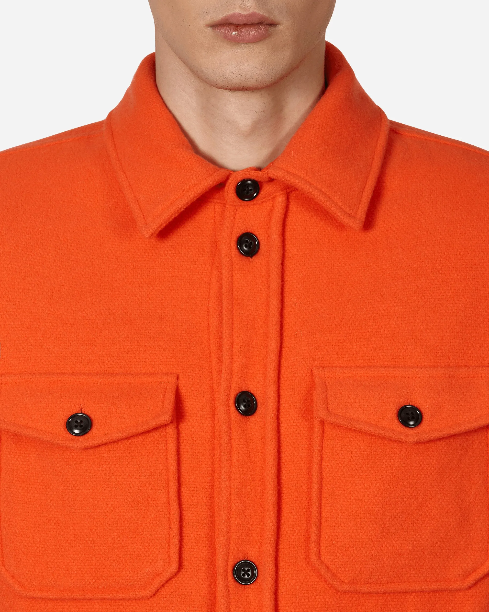Woolrich Nylon Ripstop Daunenjacke Orange
